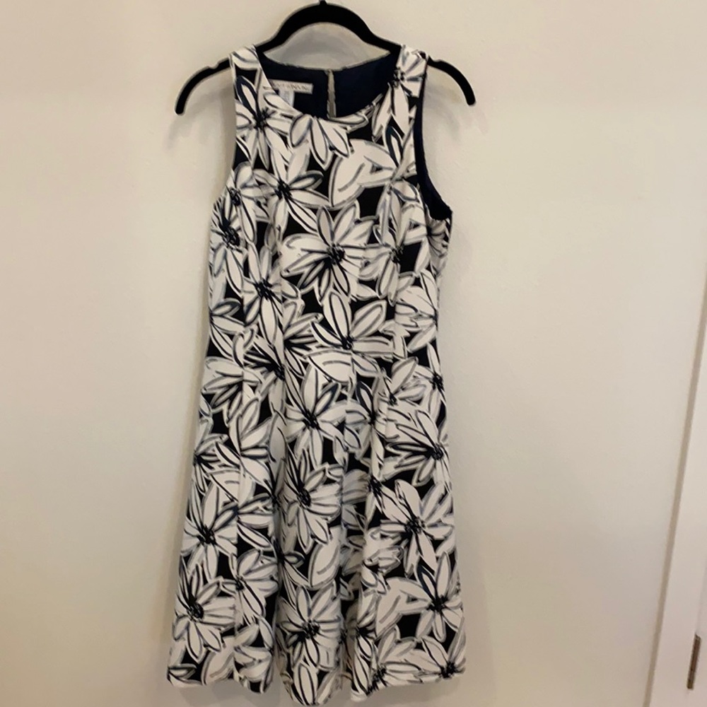 Maggie London fit and flare floral dress